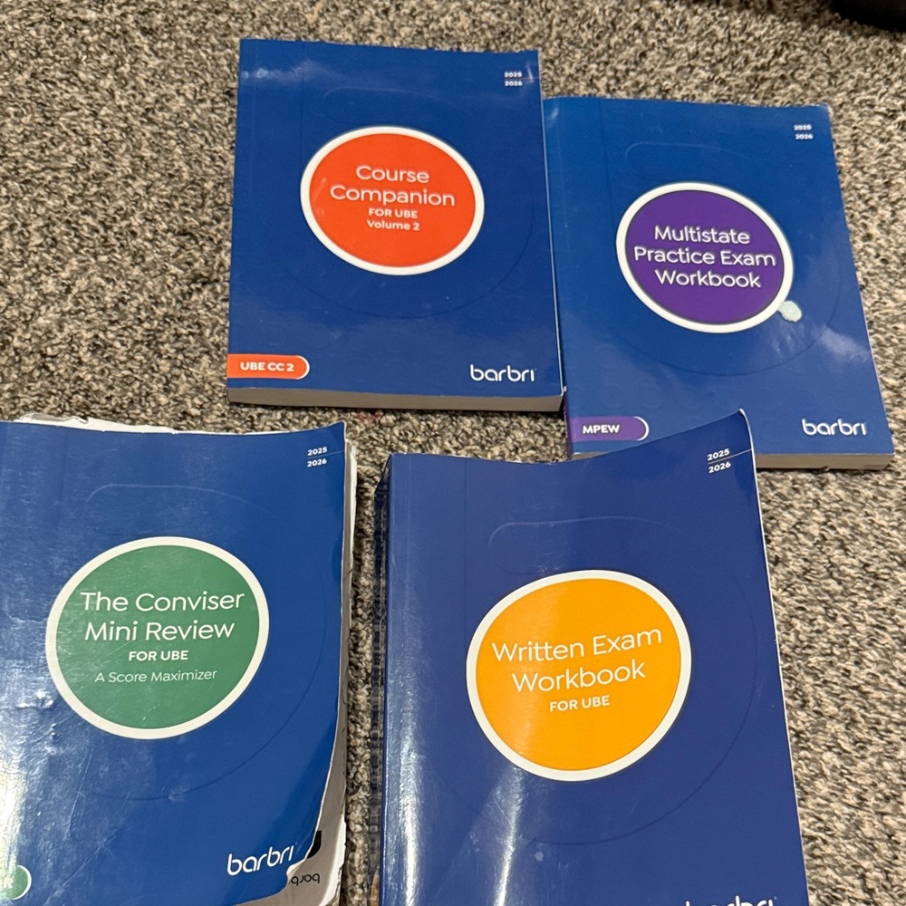Barbri UBE Study Books Set